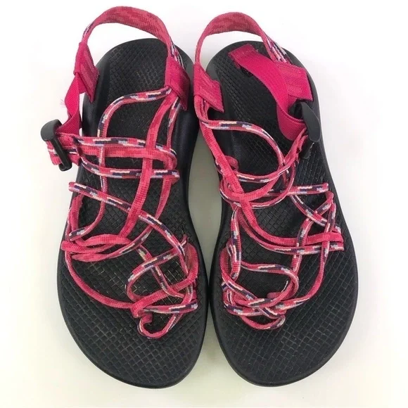 Chaco ZCloud X2 Sandal J106134 Women’s Size 9 Pink Black Hiking - Picture 5 of 7